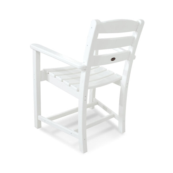 La Casa Café White Dining Arm Chair, image 2