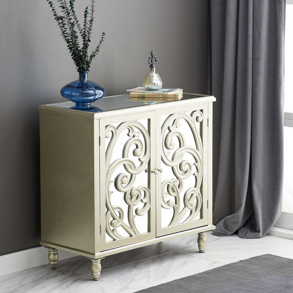Gold Wood Cabinet, image 2