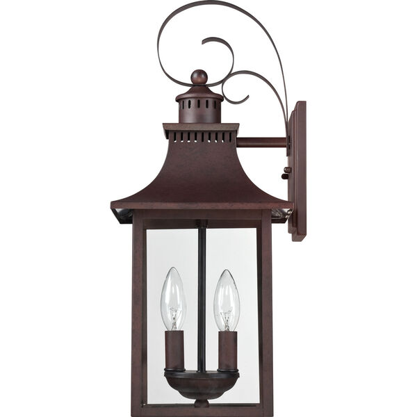 Chancellor Copper Bronze 19-Inch Two-Light Outdoor Fixture, image 4