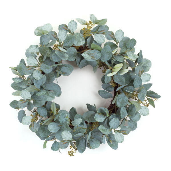 Green Eucalyptus Unlit Wreath, image 1
