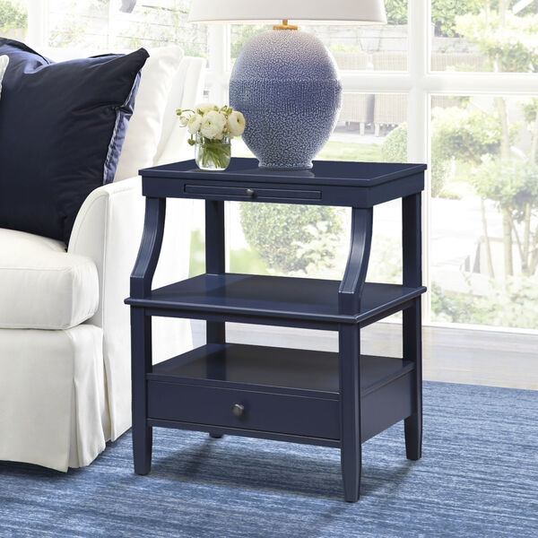 Newton Midnight Blue Accent Table, image 2