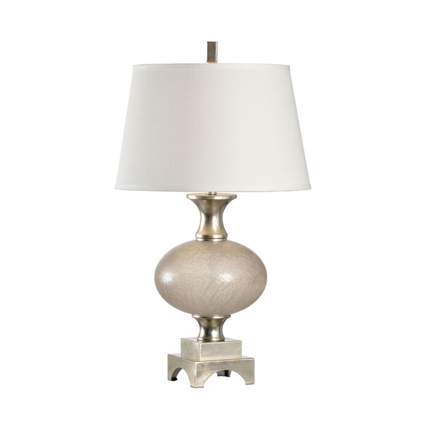 Silver One-Light 19-Inch Marni Lamp, image 1