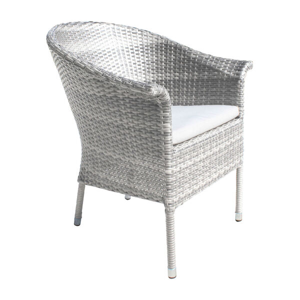 Athens Air Blue Woven Armchair with Cushion, image 1