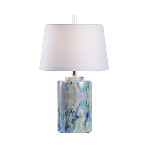 Multicolor One-Light  Wintergreen Cylinder Lamp, image 1