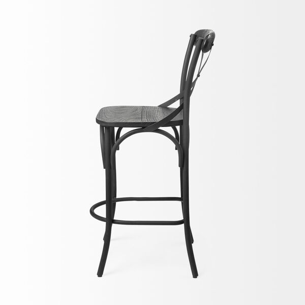 Etienne Black Counter Height Stool, image 3