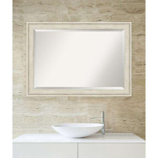 Regal White Bathroom Vanity Wall Mirror, image 5