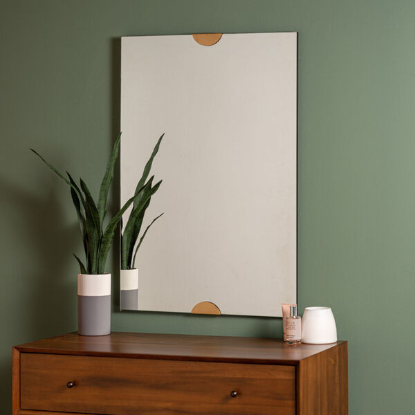 Keenan Gold 36-Inch x 24-Inch Wall Mirror, image 1