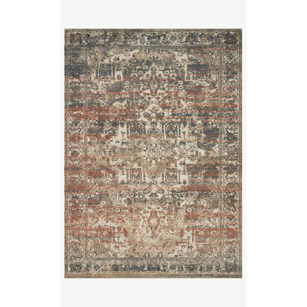 Jasmine Natural and Multicolor Runner: 2 Ft. 7 In. x 7 Ft. 8 In., image 1