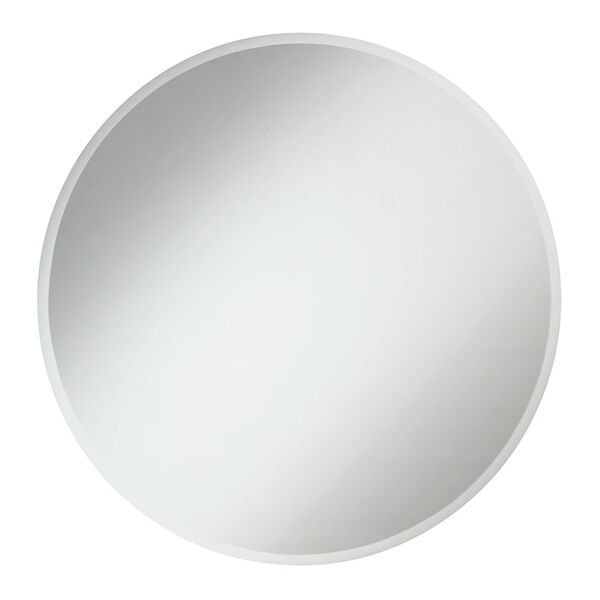 Modern Glass 32-Inch Round Mirror, image 1