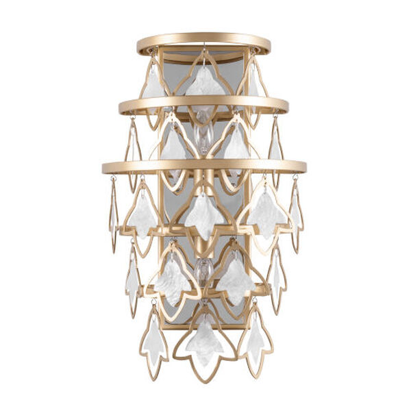 Fleur French Gold Two-Light Wall Sconce, image 4