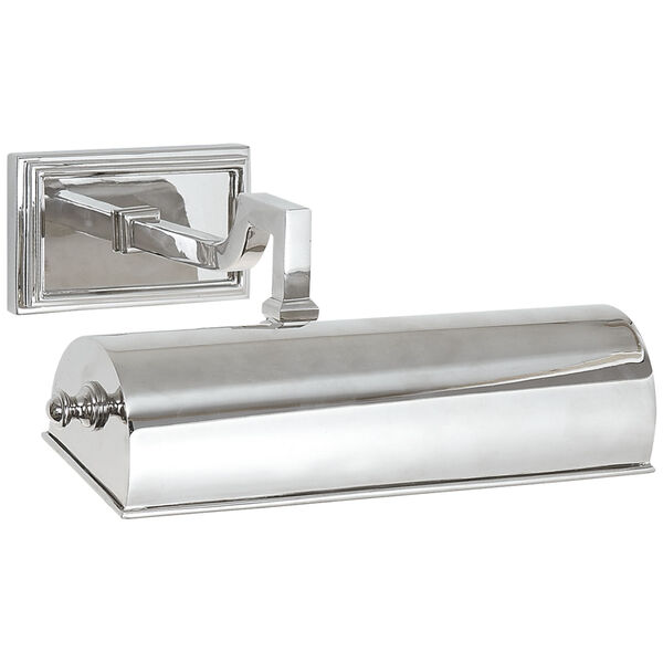 Dean 9-Inch Picture Light in Polished Nickel by Alexa Hampton, image 1