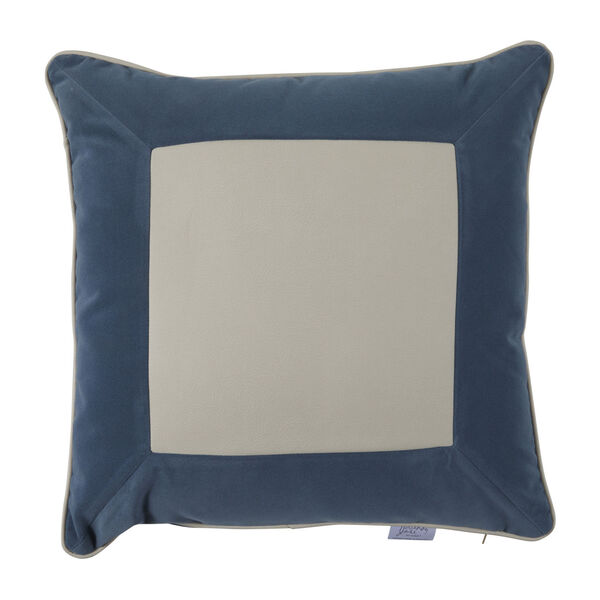 Lux Chambray 22 x 22 Inch Pillow, image 1