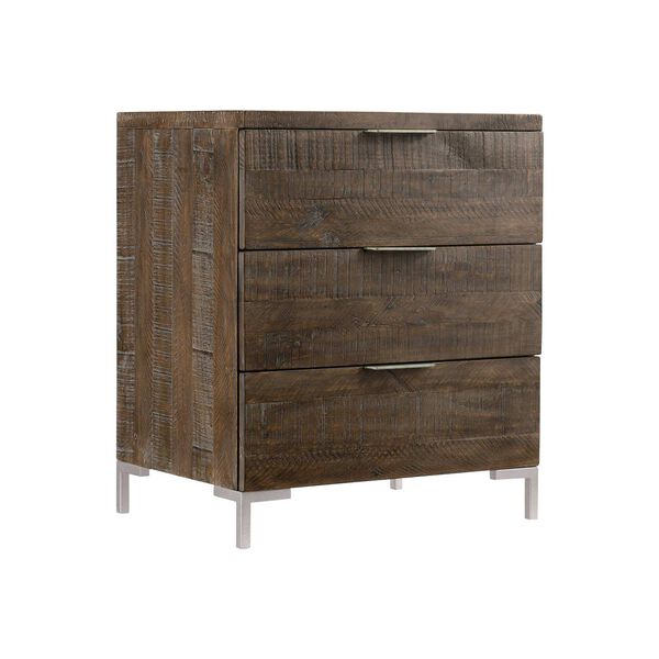 Logan Square Haines Sable Brown and Gray Mist 26-Inch Nightstand, image 2