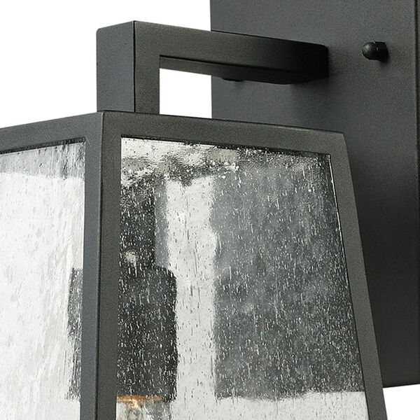 Meditterano Matte Black One Light Outdoor Wall Sconce, image 6
