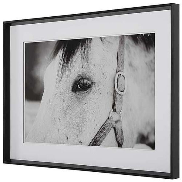 Eye Of The Beholder Black and White 46 x 34-Inch Framed Print, image 4