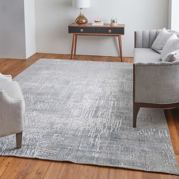 Eastfield Casual Abstract Gray Area Rug, image 3