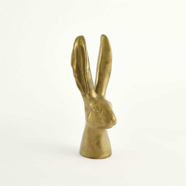 Studio A Home Reactive Matte Gold Medium Rabbit Figurine, image 2