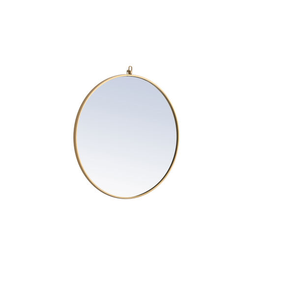 Eternity Brass 28-Inch Round Mirror, image 5