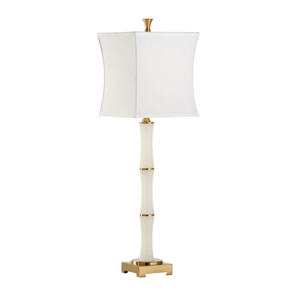 White One-Light Table Lamp, image 1