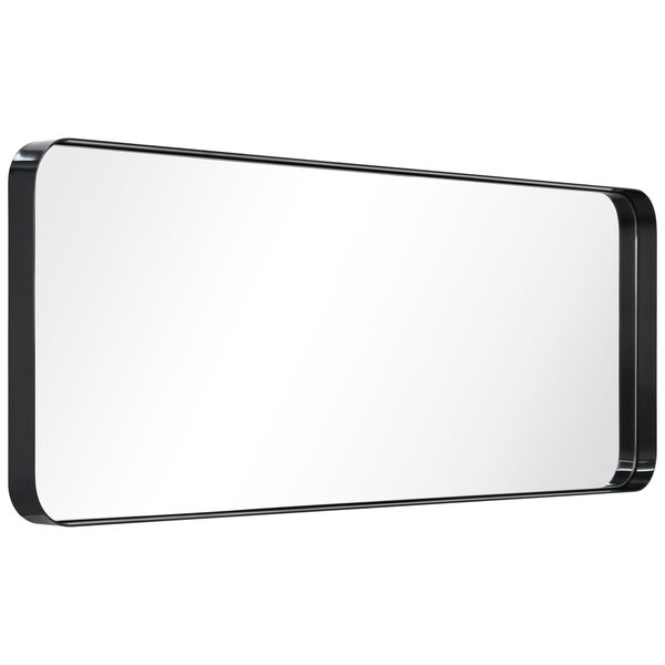 Black 18 x 48-Inch Rectangle Wall Mirror, image 4