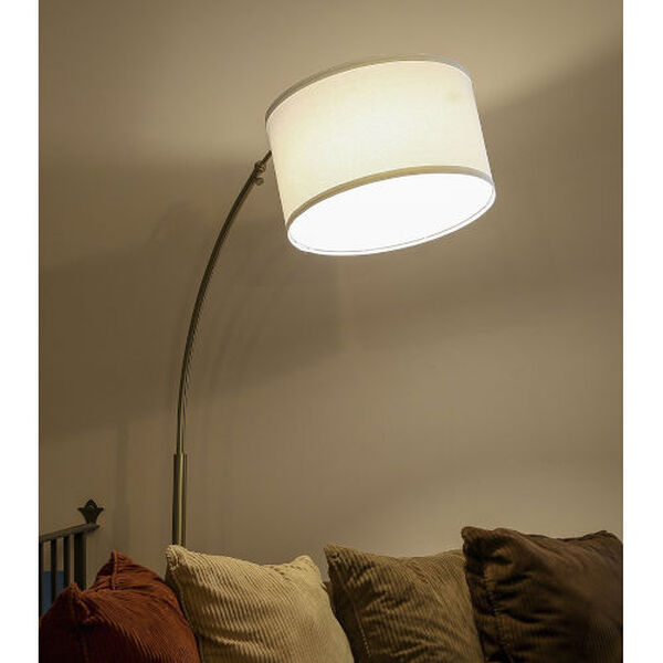Logan Antique Brass LED Floor Lamp, image 5
