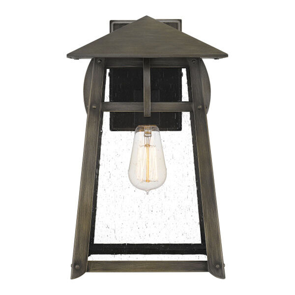 Merle Burnished Bronze Nine-Inch One-Light Outdoor Wall Lantern, image 3