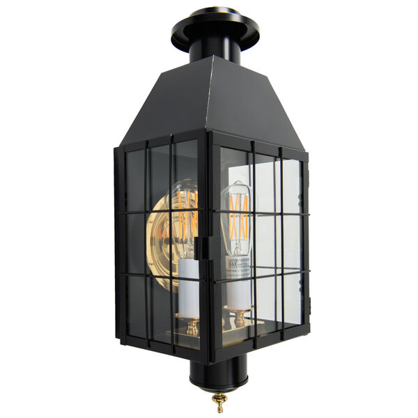 American Heritage Black Wall Mounted Outdoor Light, image 3