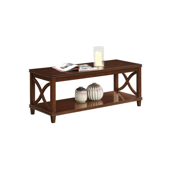 Florence Espresso 18-Inch Coffee Table, image 3