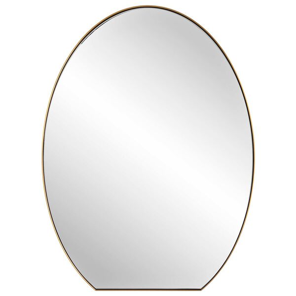 Cabell Brass Oval Mirror, image 2