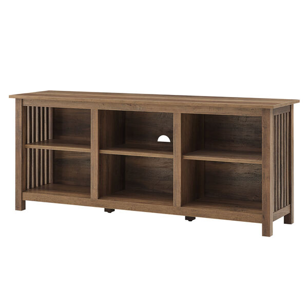 Mission 58-Inch Slatted Side Wood Console, image 2