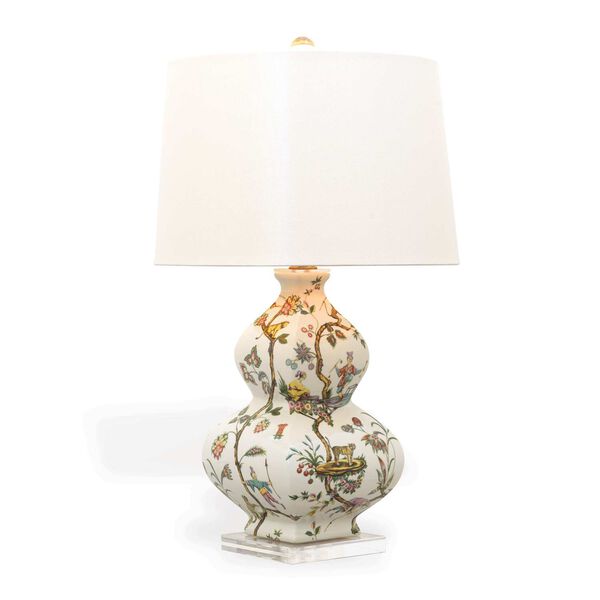 Chinoise Ivory One-Light Table Lamp, image 1