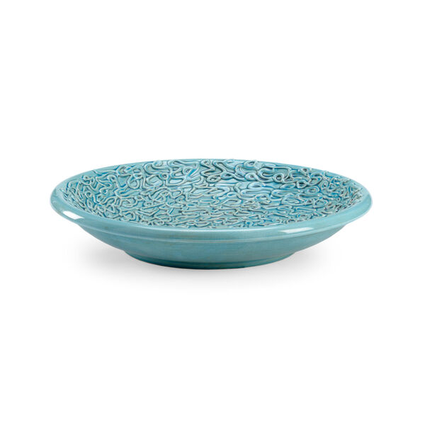 Normandy Turquoise Decorative Bowl, image 1