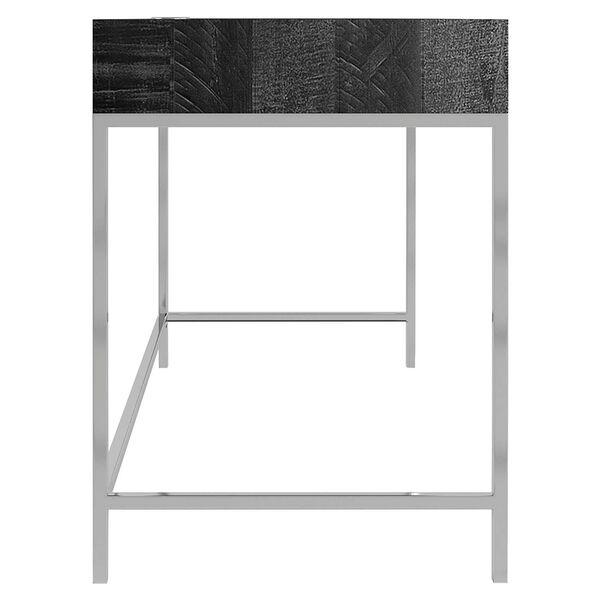 Coleman Cinder and Polished Stainless Steel 60-Inch Desk, image 3