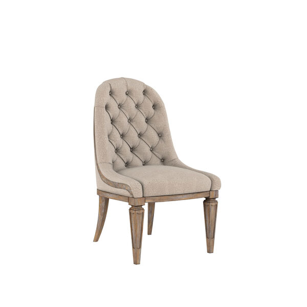 Architrave Brown Upholstered Side Chair, image 1