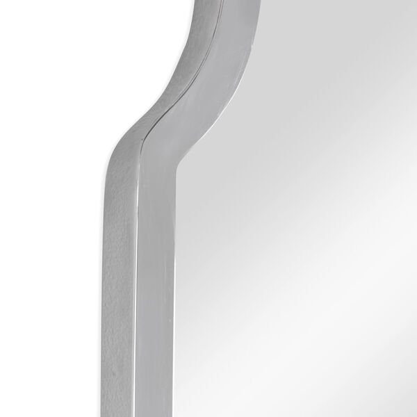 Brayden Polished Nickel Arch Mirror, image 5