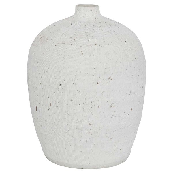 Floreana White 14-Inch Vase, image 1