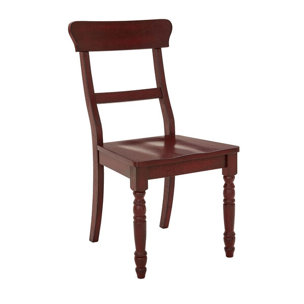 Savannah Court Antique Red Dining Chair, Set of Two, image 1