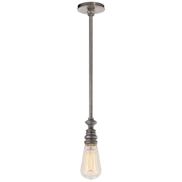 Boston Pendant in Antique Nickel by Chapman and Myers, image 1