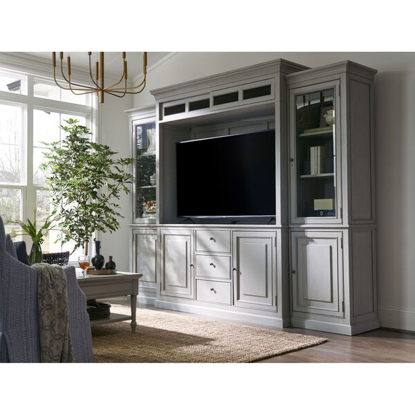 Summer Hill French Gray Complete Entertainment Wall System, image 4
