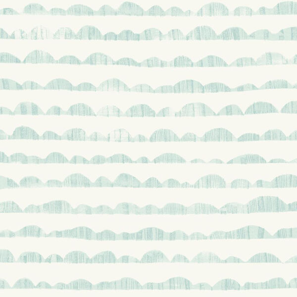Hill and Horizon Light Blue Wallpaper - SAMPLE SWATCH ONLY, image 1