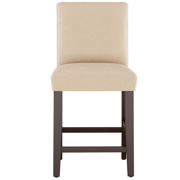 Velvet Pearl 40-Inch Pleated Counter Stool, image 2
