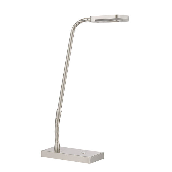 Tavv Satin Nickel Integrated LED Desk Lamp, image 1