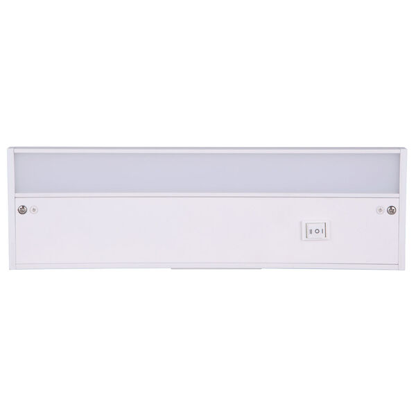 White 12-Inch LED Under Cabinet Light Bar, image 1