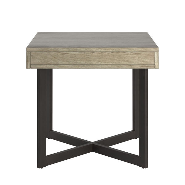 Hunter White End Table with One Drawer, image 3