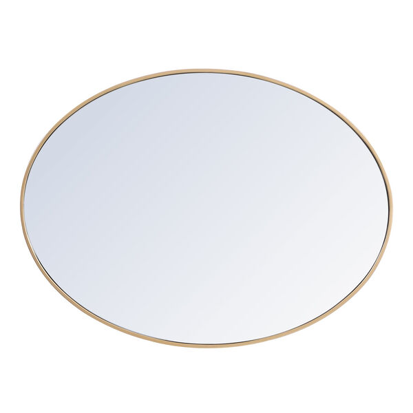 Eternity Brass 40-Inch Oval Mirror, image 5