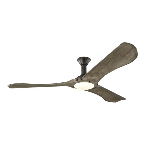 Minimalist Max Aged Pewter 72-Inch Energy Star LED Ceiling Fan, image 1