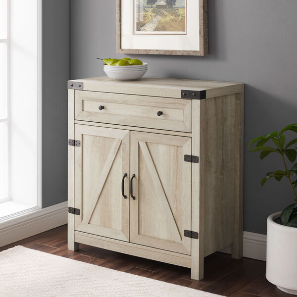 White Oak and Black Accent Cabinet, image 2