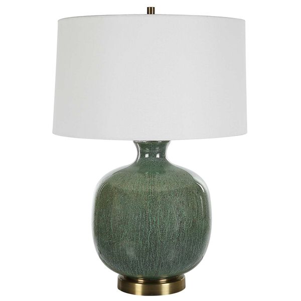 Nataly Aged Green White Dark Bronze One-Light Table Lamp, image 4