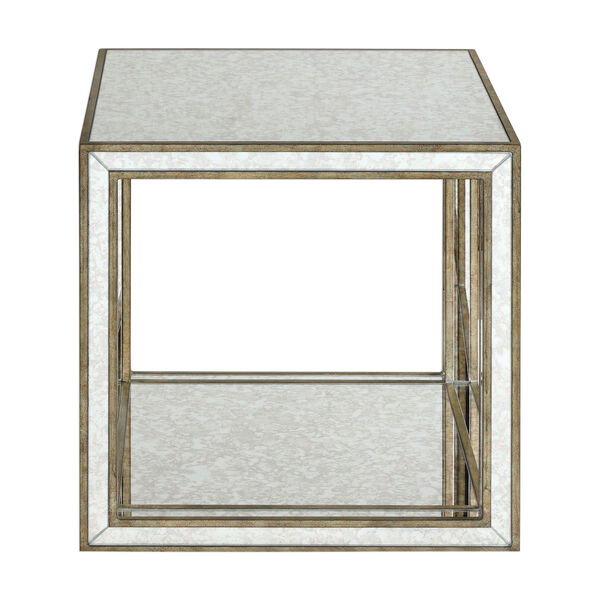 Julie Mirrored Accent Table, image 3