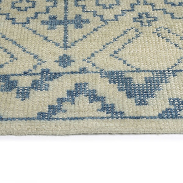 Knotted Earth Blue and Ivory 9 Ft. x 12 Ft. Area Rug, image 3
